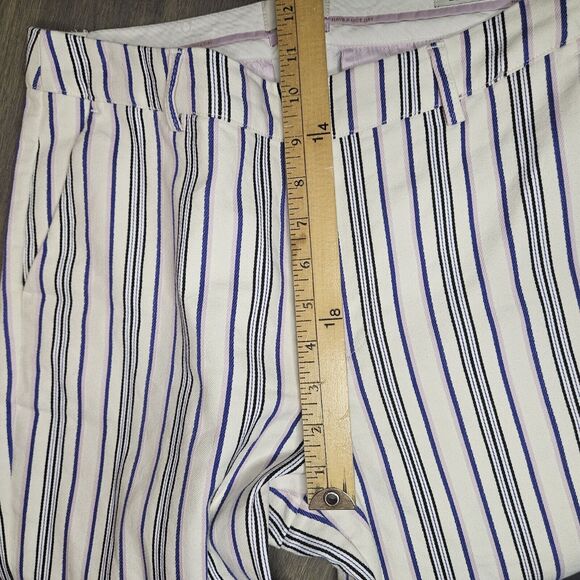 Scotch & Soda Pants The Lowry Mid-Rise Slim Fit Trousers Striped Sz 28/32 - Picture 8 of 8
